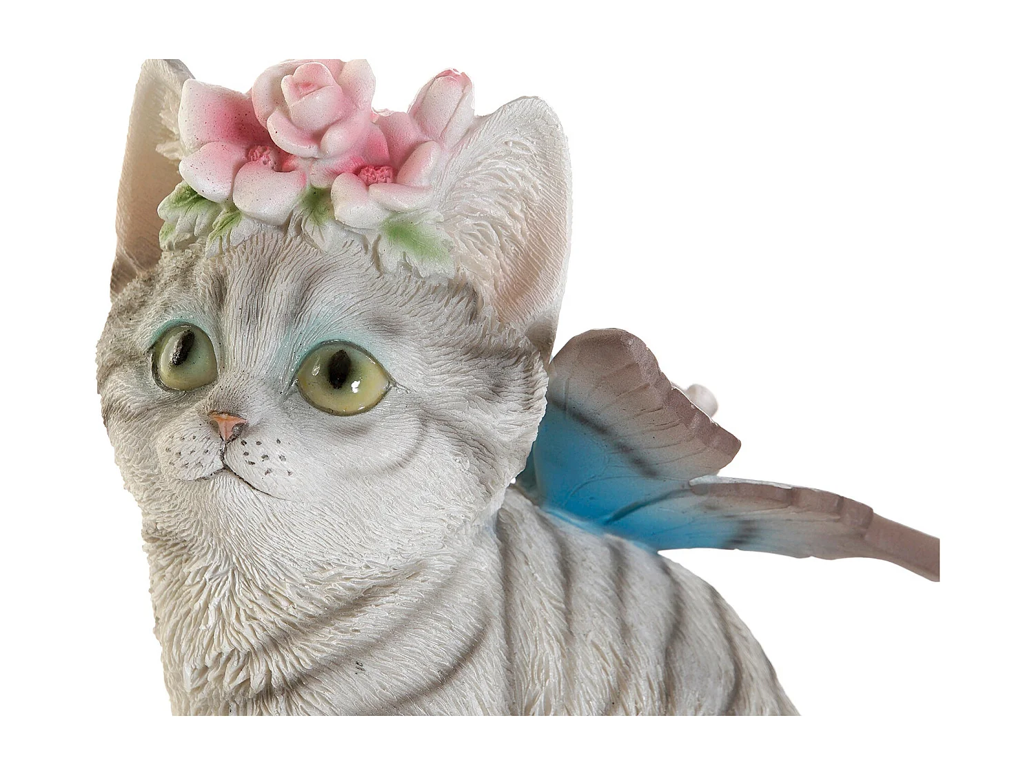 FIGURA RESINA 11X13X15 CONEJO GATO 4 SURT.