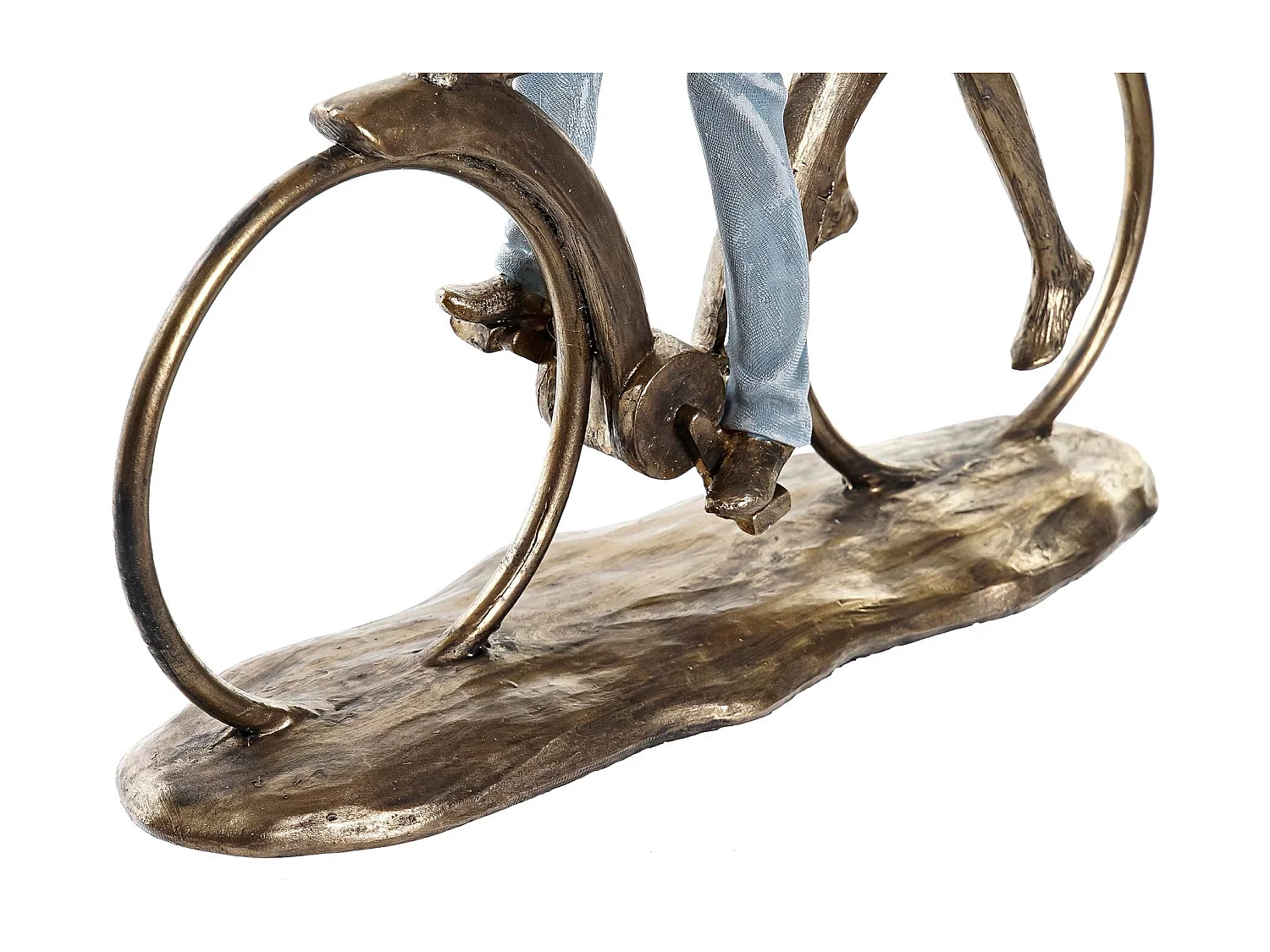 FIGURA RESINA 27X9,5X23 PAREJA BICICLETA 2 SURT.