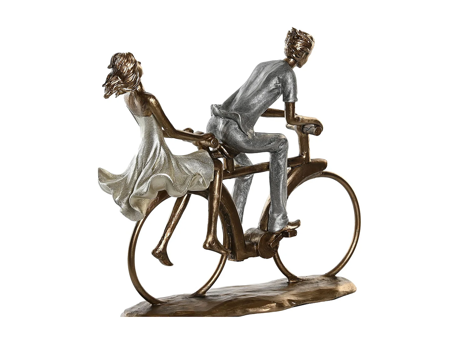 Figura żywiczna 'Bici Pareja' 27x9,5x23 cm - Romantyczna Dekoracja Domowa