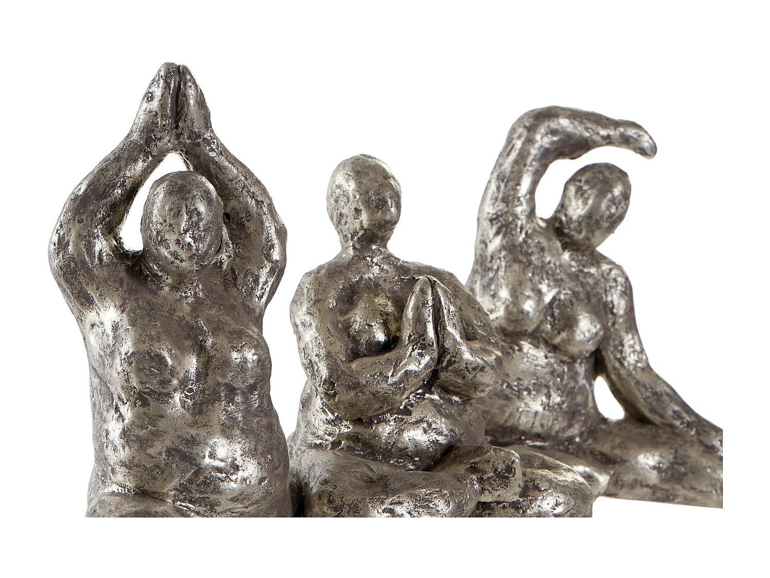 FIGURA RESINA 11X22,5X17 YOGA ENVEJECIDO 3 SURT.