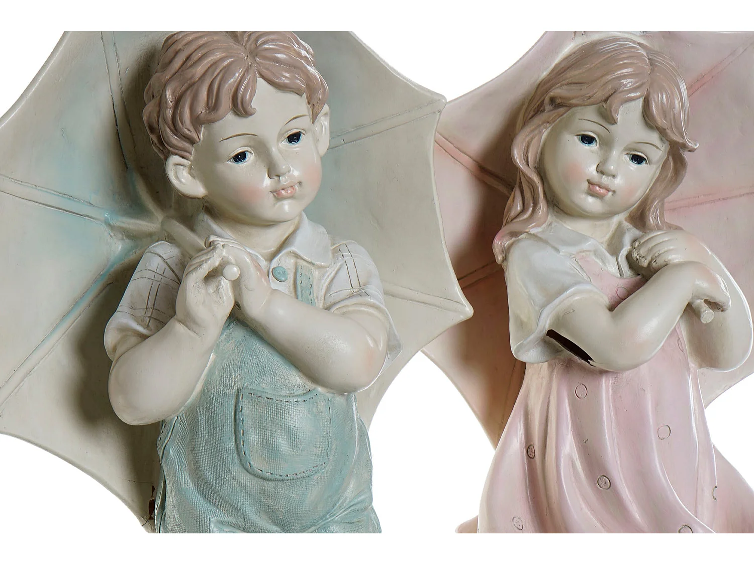 FIGURA RESINA 28X20X48,5 NIÑO PARAGUAS 2 SURT.