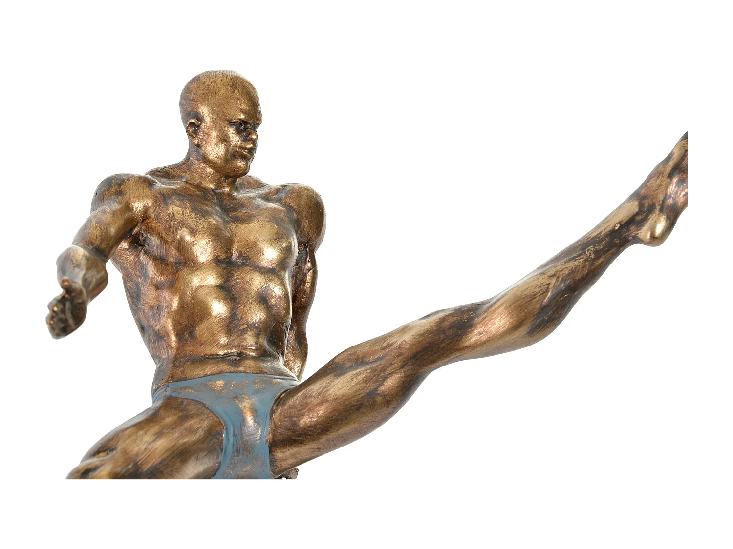 Harzfigur Alter Goldener Turner 29x16x33 cm