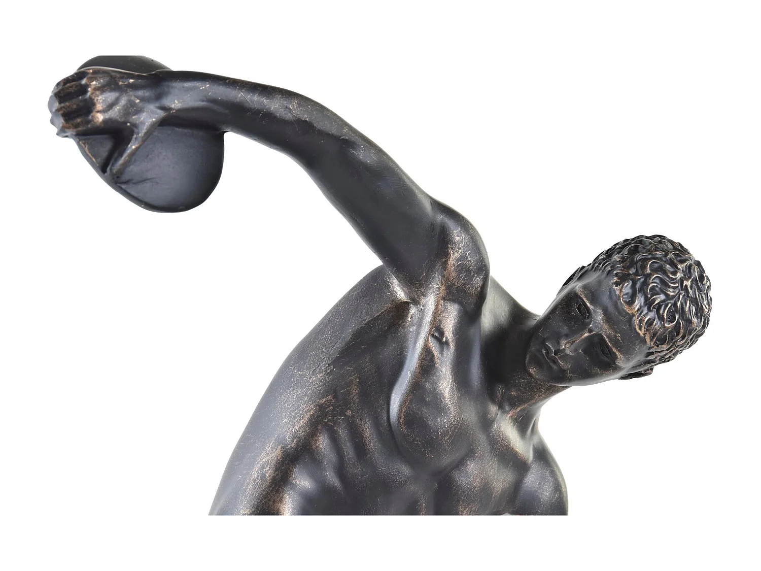 FIGURA RESINA 19X17X34 DISCOBOLO COBRE