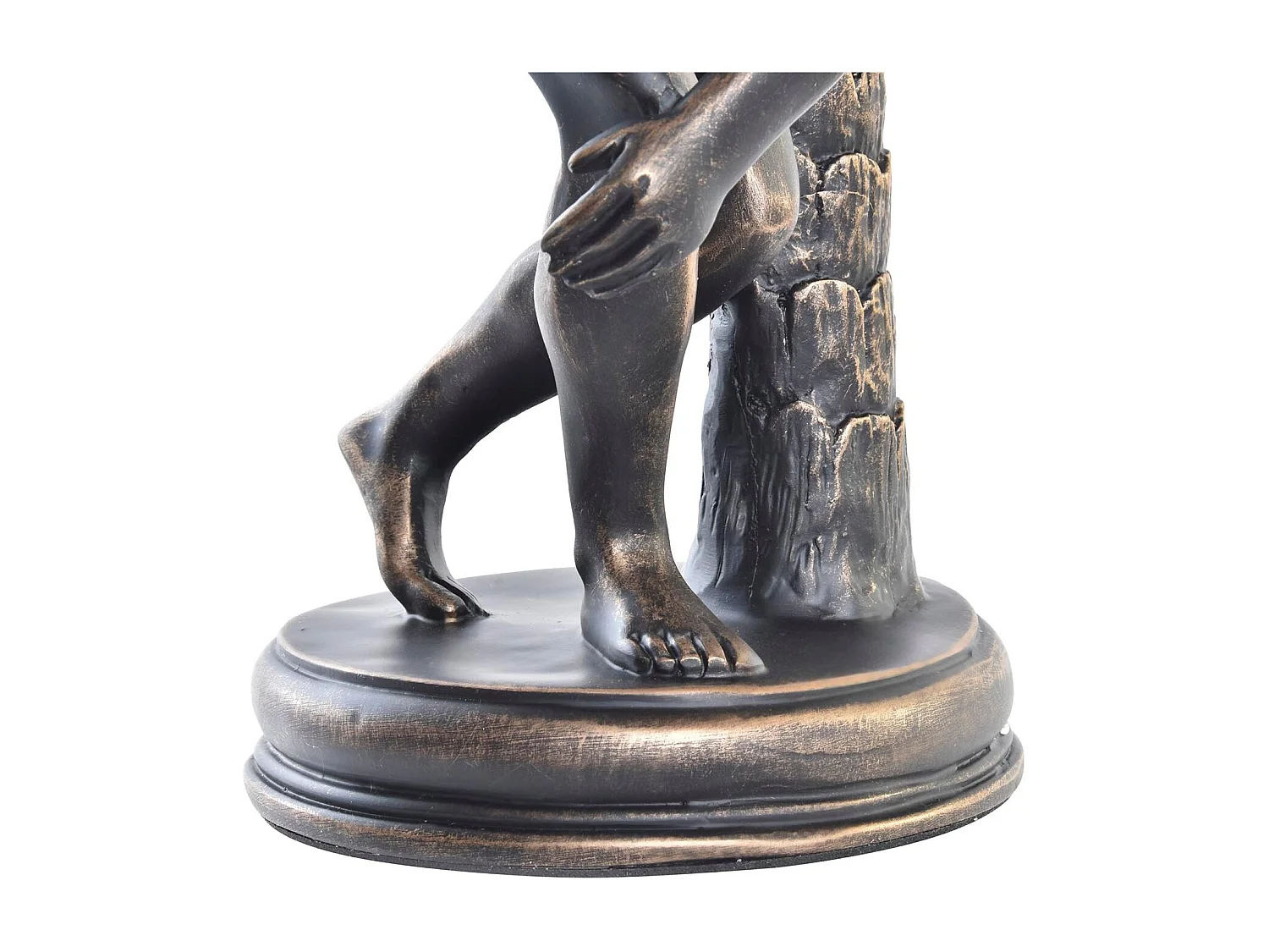 FIGURA RESINA 19X17X34 DISCOBOLO COBRE