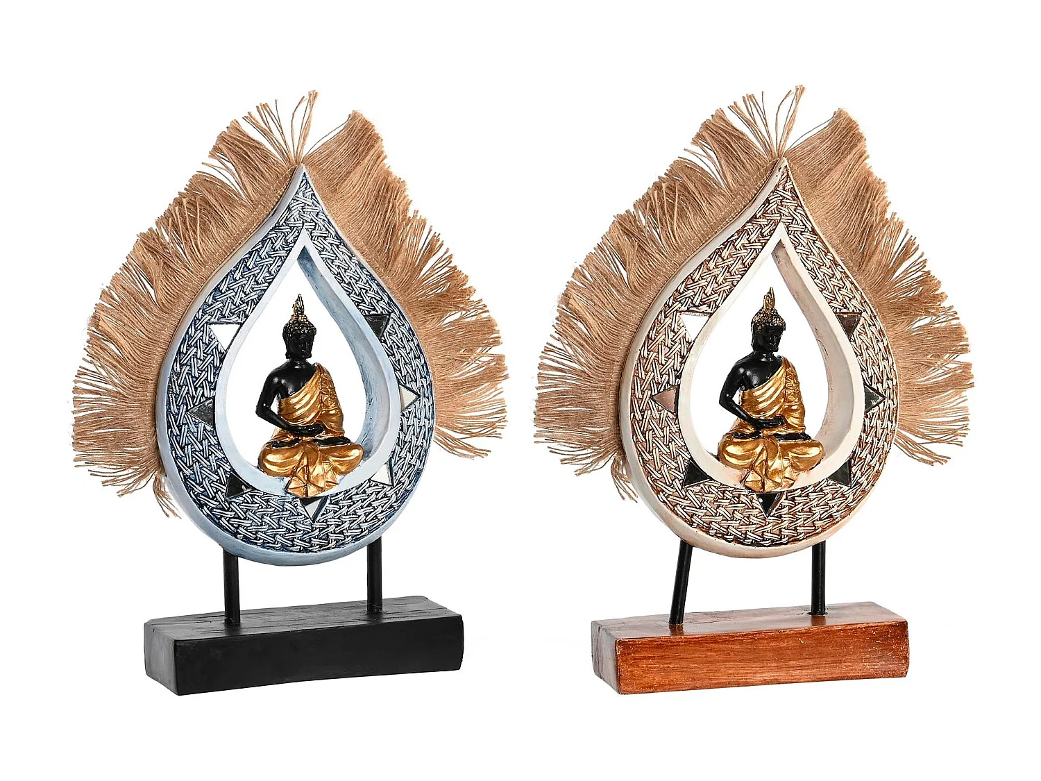 FIGURA RESINA YUTE 18,5X5,6X30,5 BUDA 2 SURT.