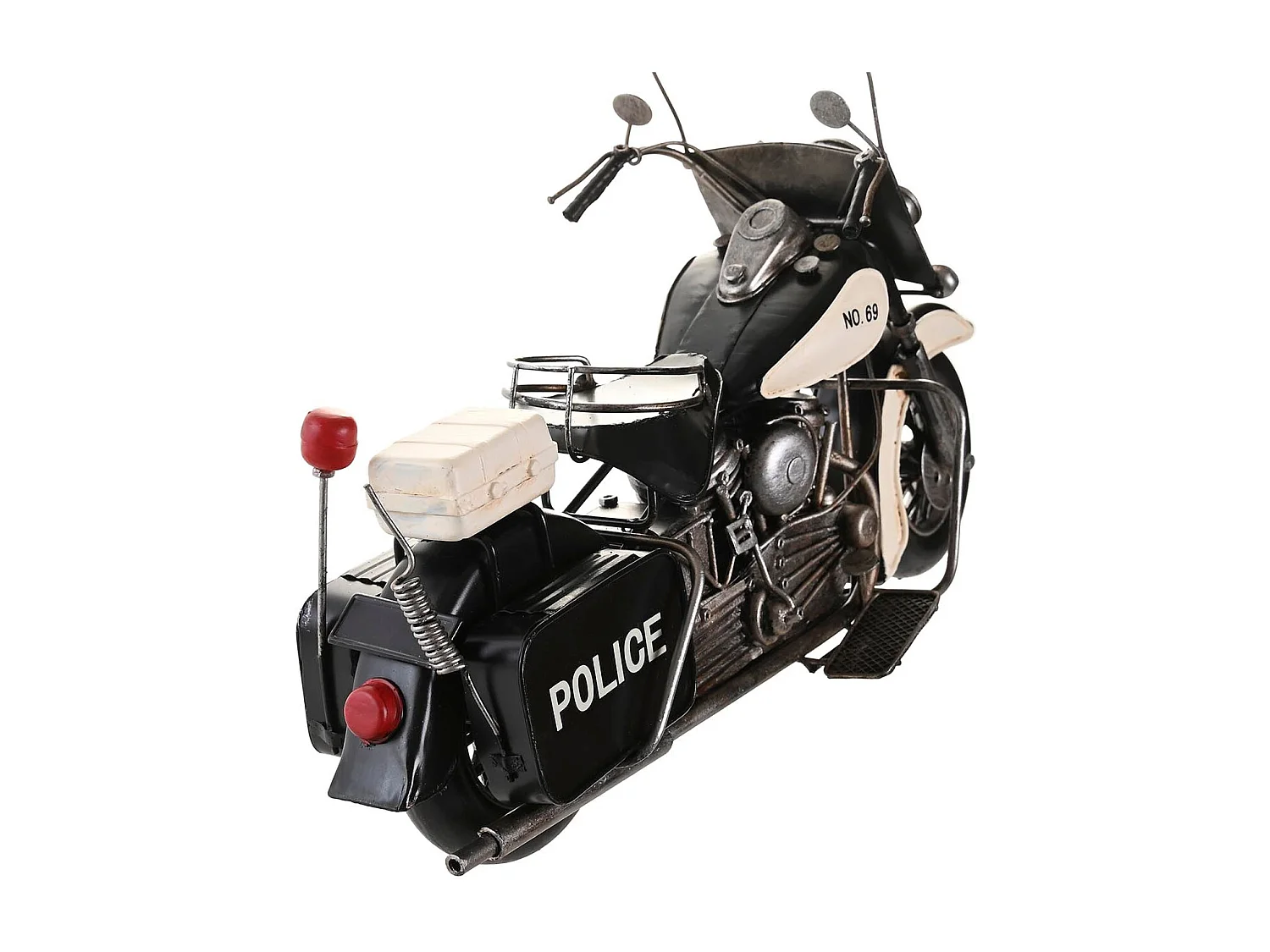 VEHICULO DECORACION METAL 35X14X24 MOTO 2 SURT.