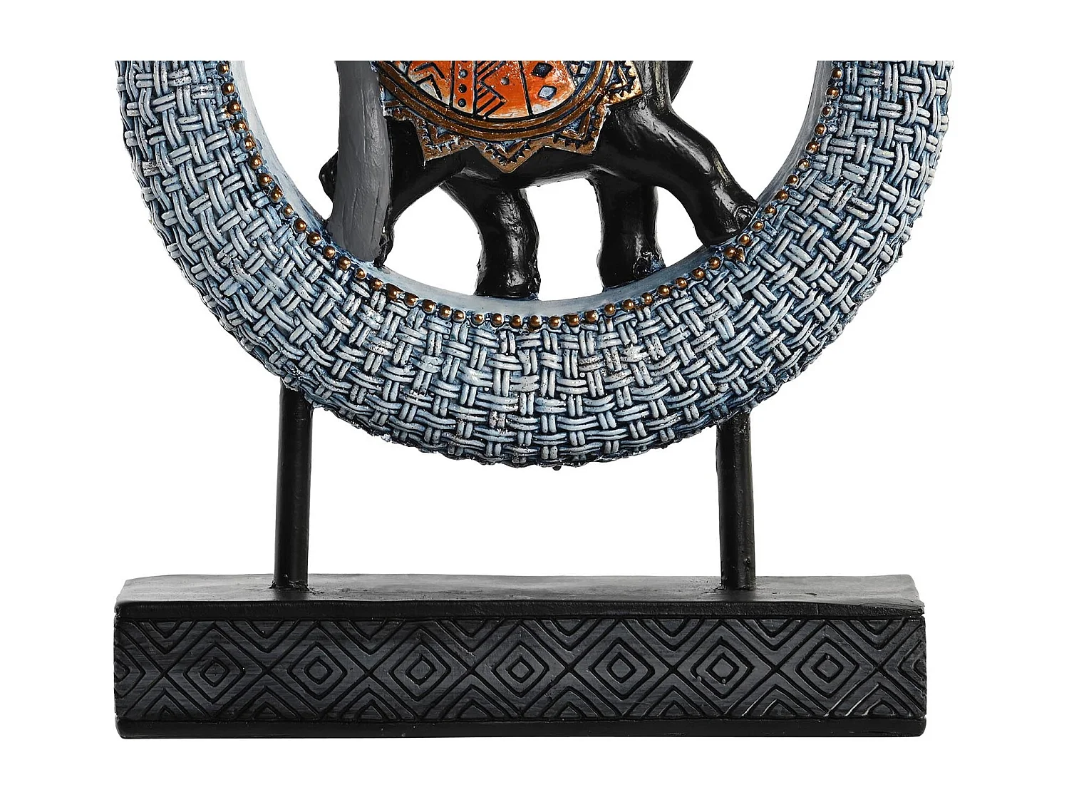 FIGURA RESINA METAL 19,5X6,3X25,5 ELEFANTE 2 SURT.