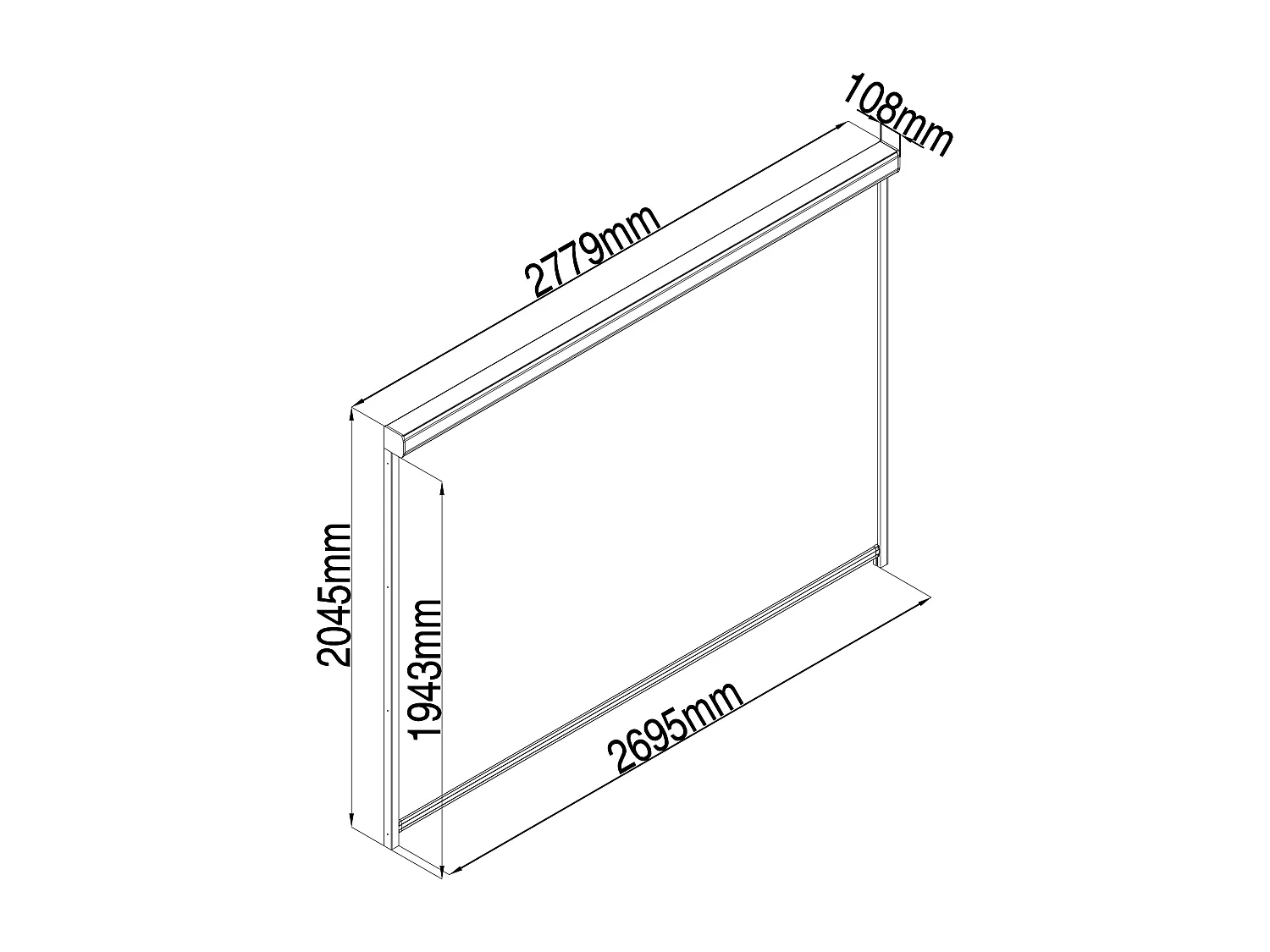 Terrassendach bioklimatisch freistehend aus Aluminium mit verstellbaren Lamellen & ausziehbarer Seitenmarkise 2,78 m - 12 m² - Anthrazit - CASSAPIA