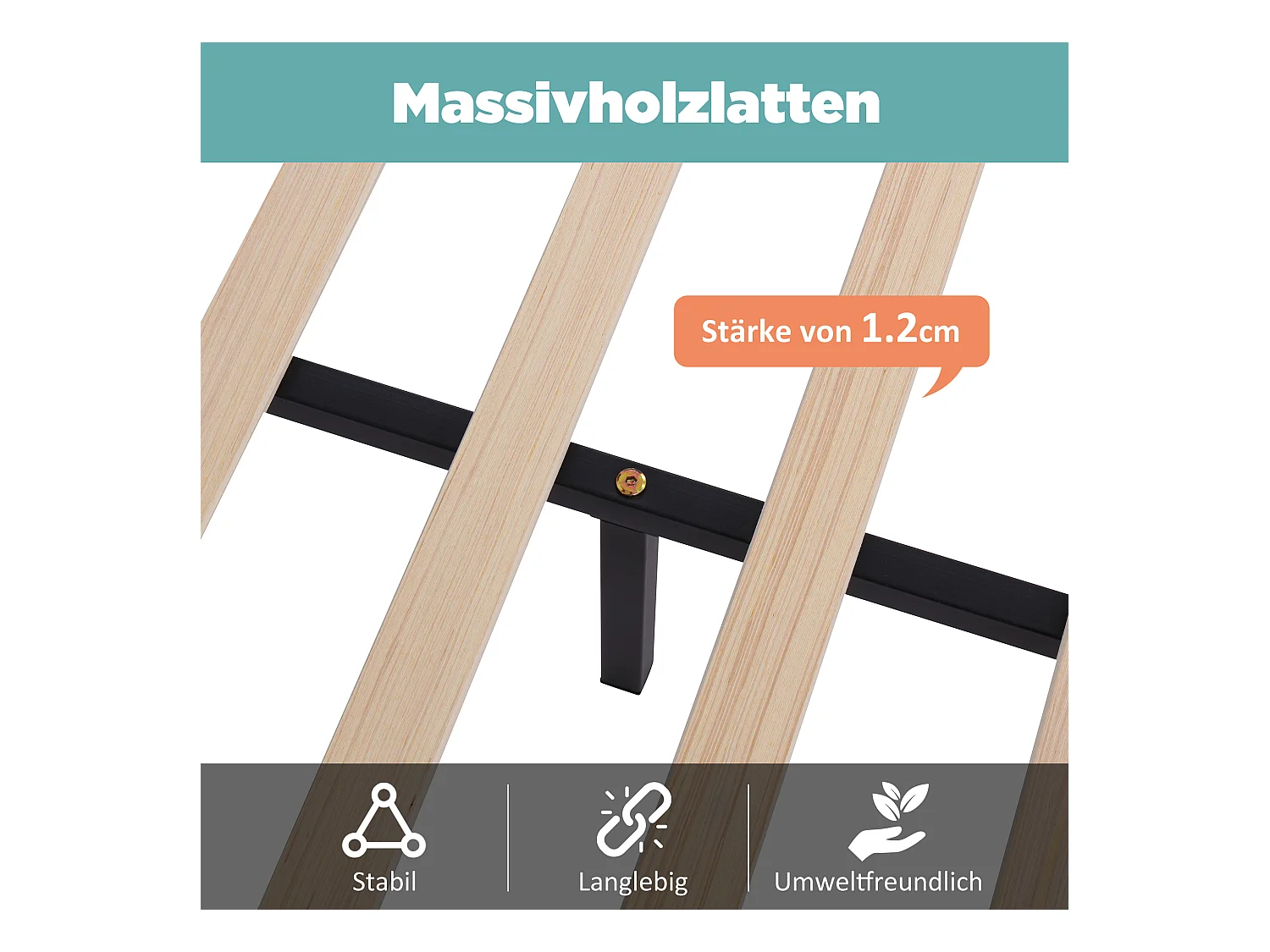 Polsterbett mit Kopfteil – 160 x 200 cm – Samt – für Erwachsene & Jugendliche – Grau