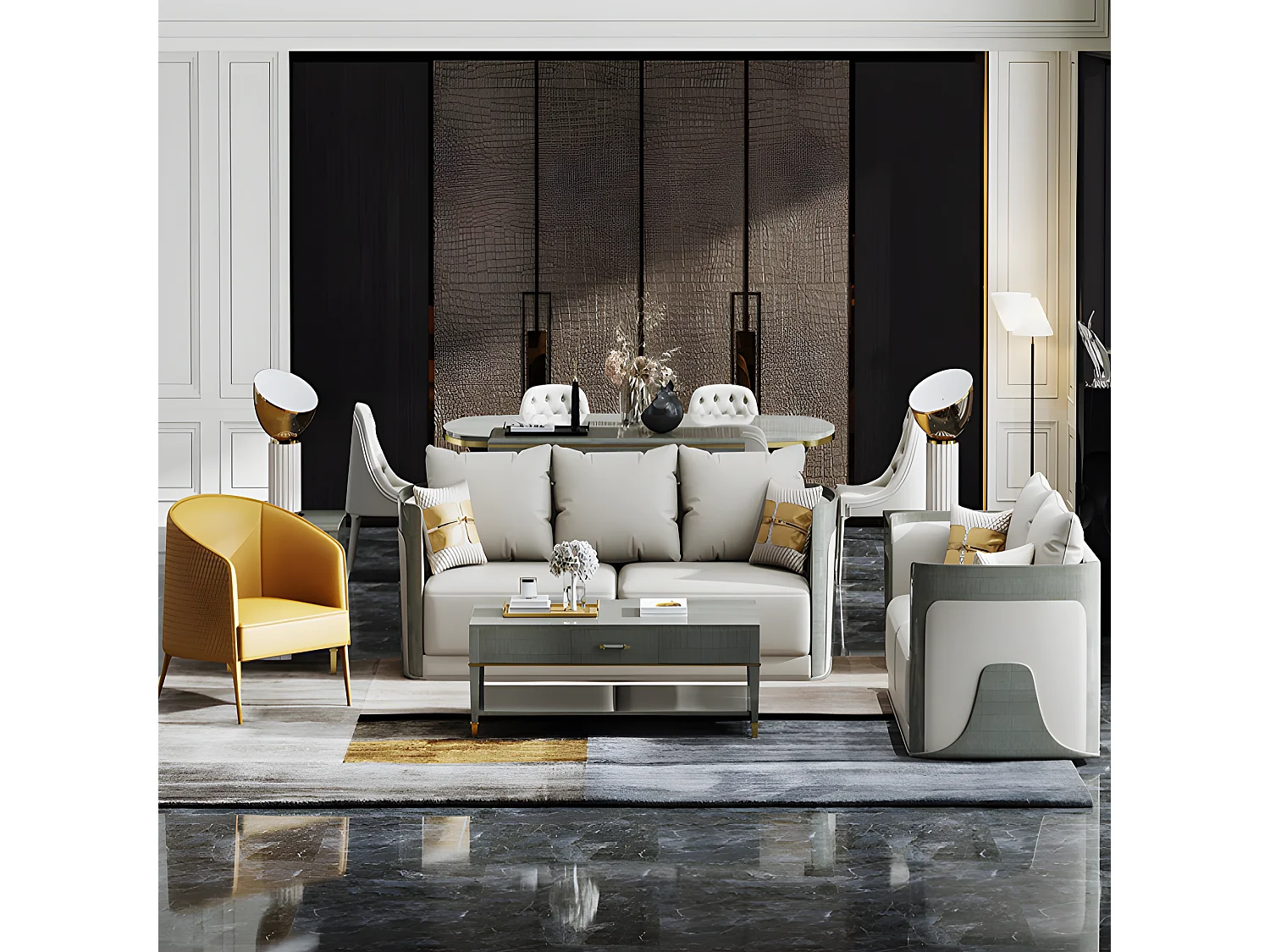 Design Couchen Sofas Polster 32 Sitzer Sofagarnitur Garnitur