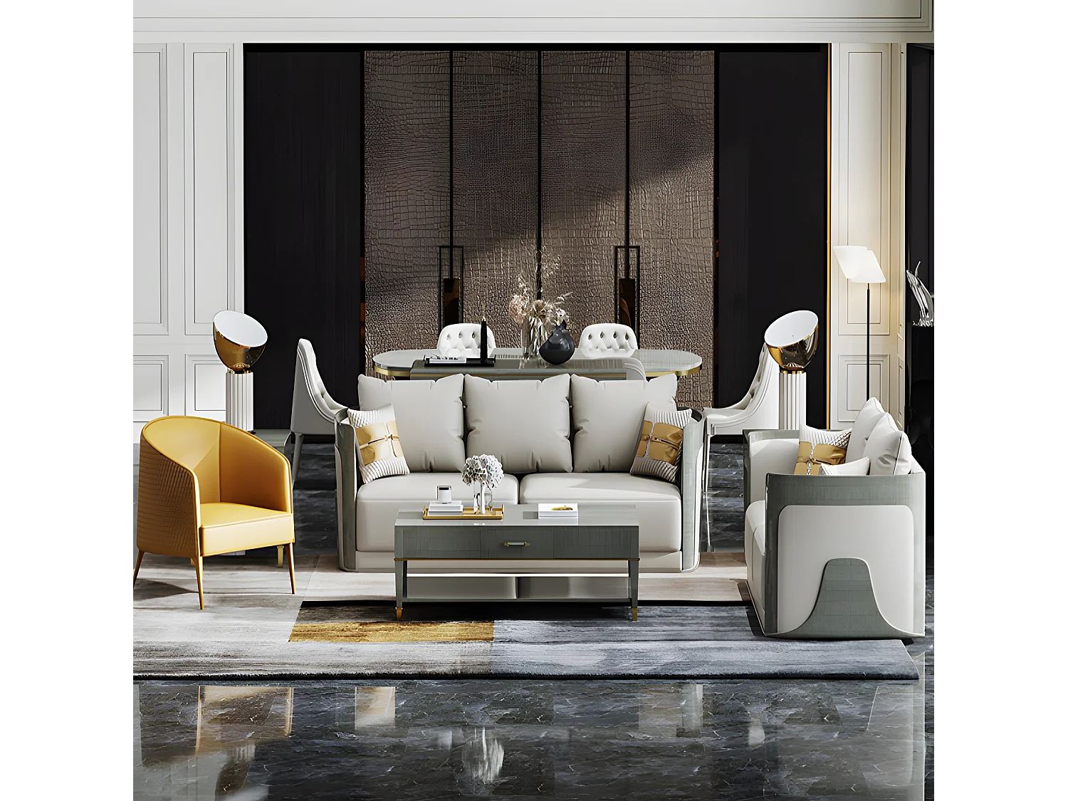 Design Couchen Sofas Polster 32 Sitzer Sofagarnitur Garnitur