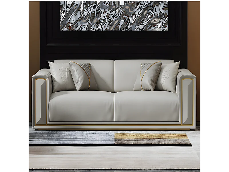 Sofagarnitur 3+2+1 Sitzer Klassischer Wohnlandschaft Sofas Couchen Polster Sofa