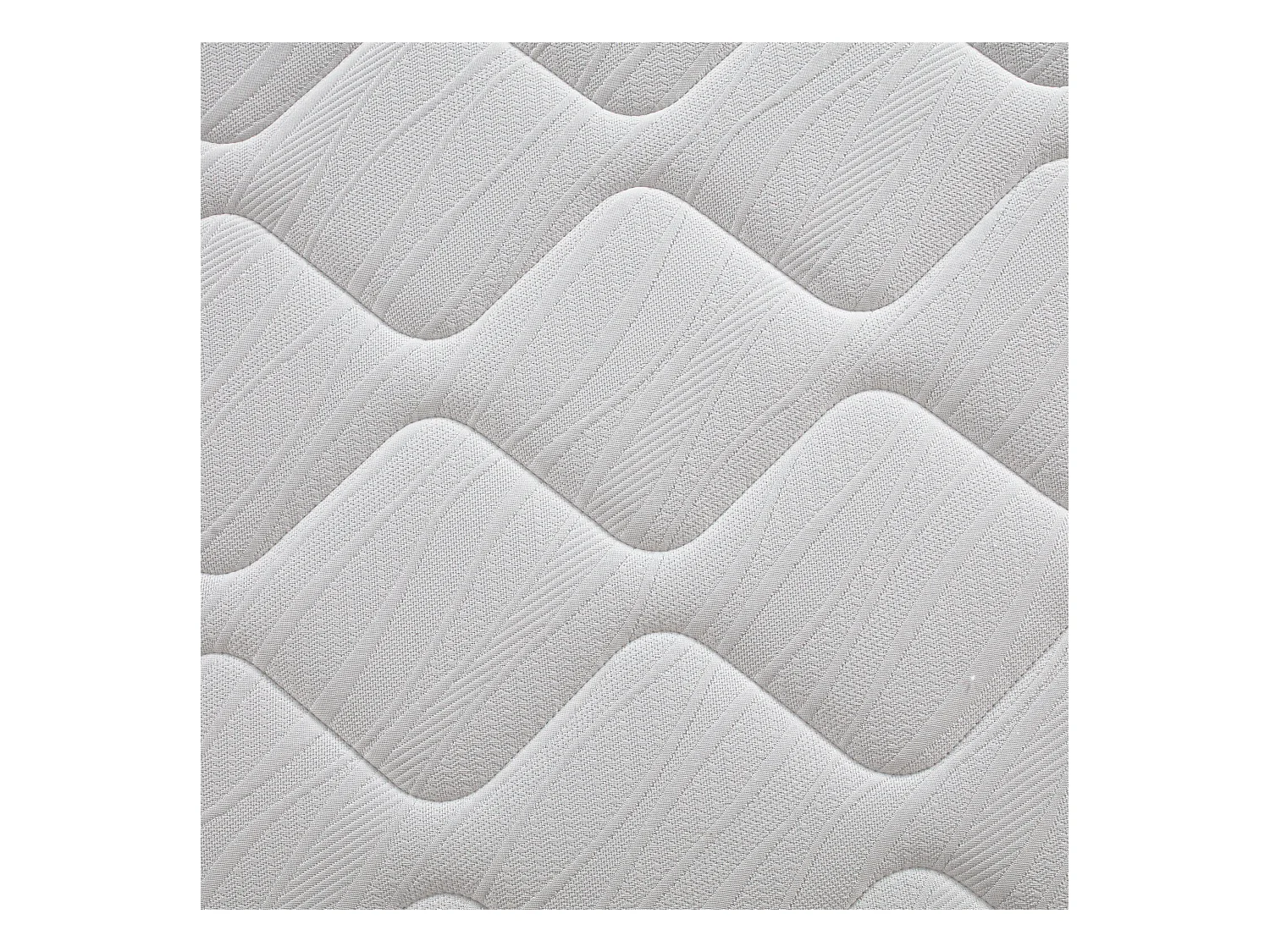 Sommier tapissier 90x190, blanc, Gamme Prestige Hôtel, bois massif + pieds offerts
