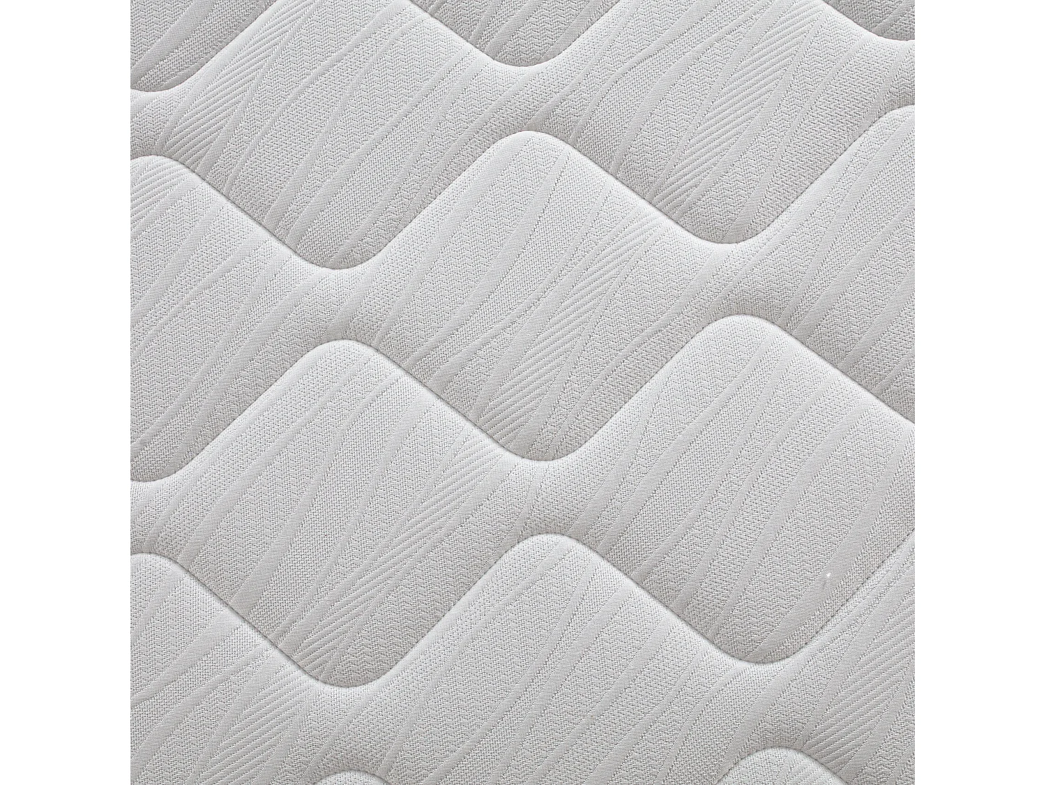 Sommier tapissier, blanc, Gamme Prestige Hôtel, bois massif + pieds offerts
