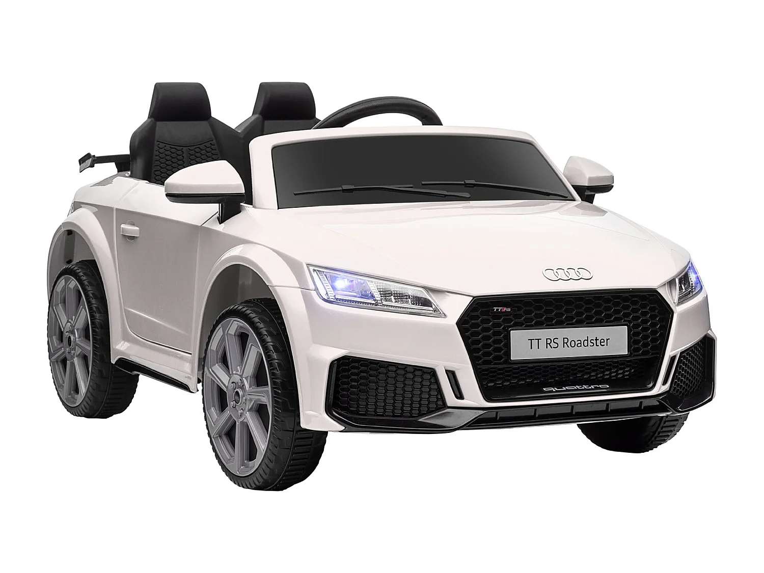 Véhicule électrique enfant TT RS 12 V 35 W V. max. 3 Km/h télécommande effets sonores + lumineux blanc