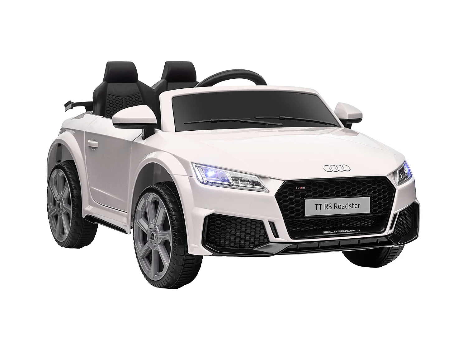 Véhicule électrique enfant TT RS 12 V 35 W V. max. 3 Km/h télécommande effets sonores + lumineux blanc
