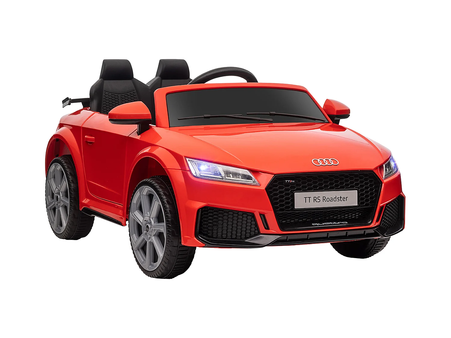 Véhicule électrique enfant TT RS 12 V 35 W V. max. 3 Km/h télécommande effets sonores + lumineux rouge