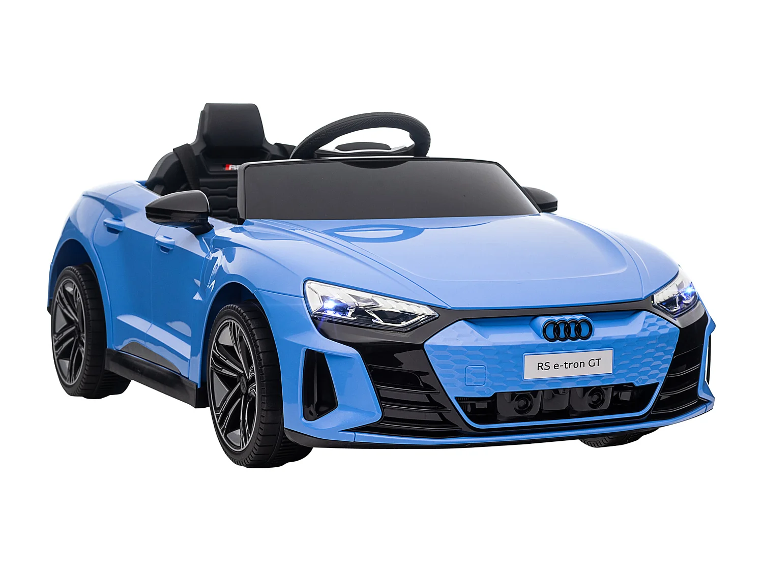 Véhicule électrique enfant Audi RS e-tron GT V. max. 5 Km/h télécommande effets sonores + lumineux bleu