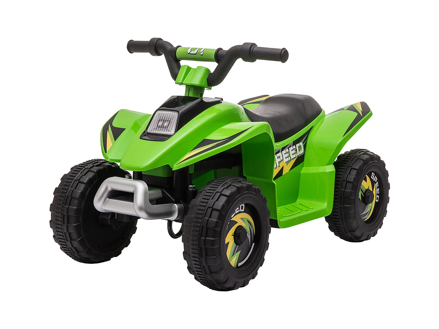 Quad électrique enfant - voiture électrique enfant - marche AV, AR - 6 V, V. max. 4,6 Km/h - vert