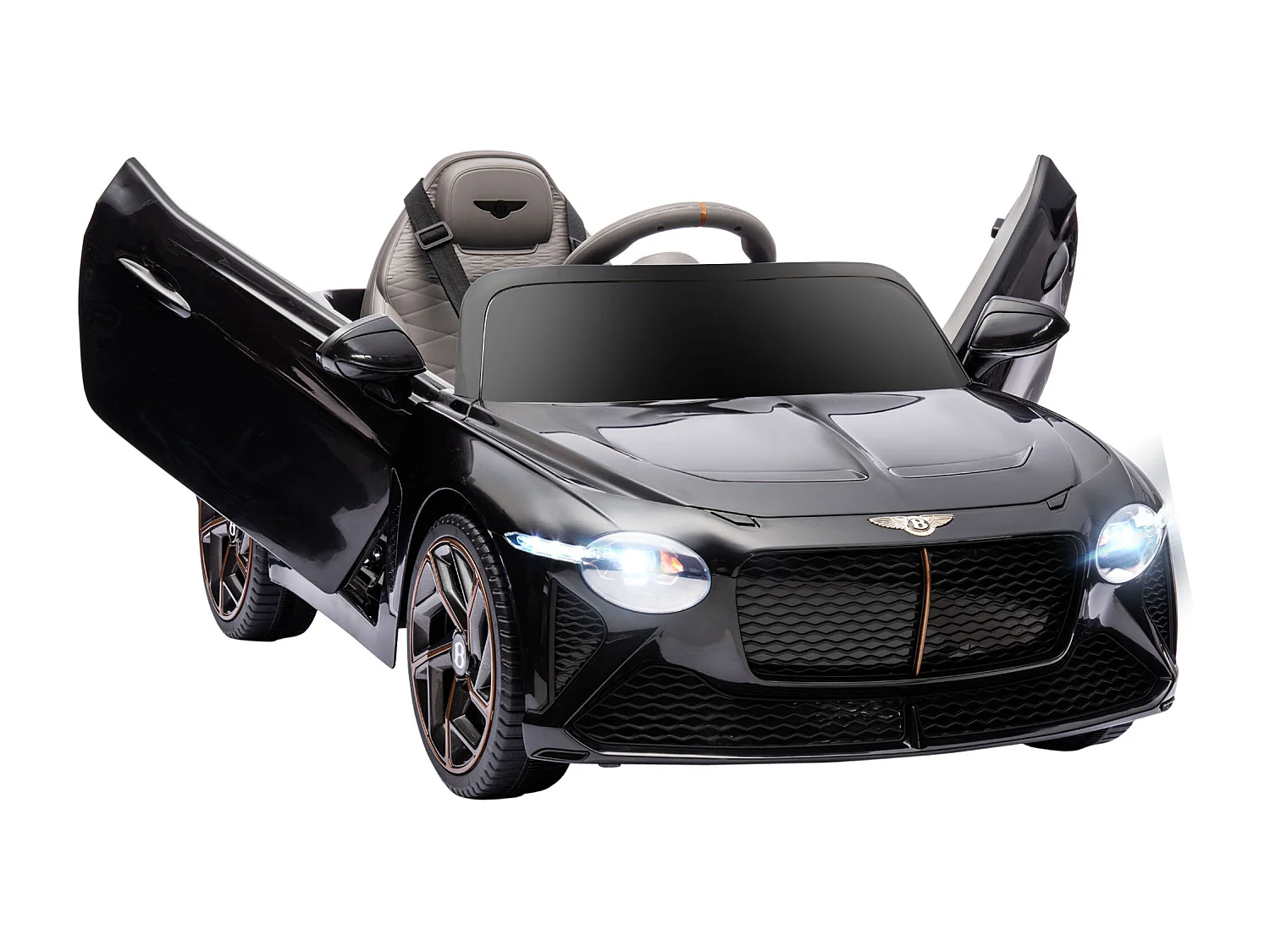 Véhicule électrique enfant Bentley Bacalar 2 moteurs 2 x 25 W télécommande effets sonores et lumineux noir