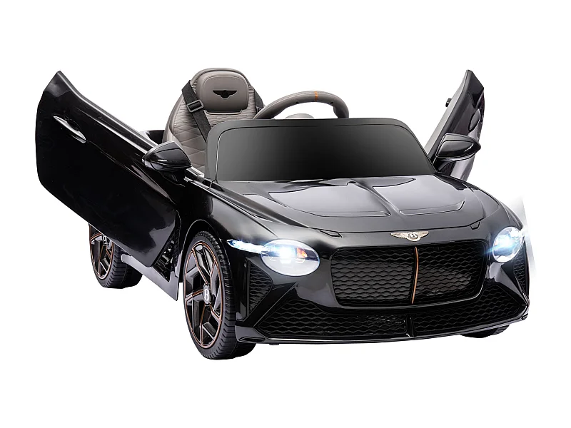 Véhicule électrique enfant Bentley Bacalar 2 moteurs 2 x 25 W télécommande effets sonores et lumineux noir