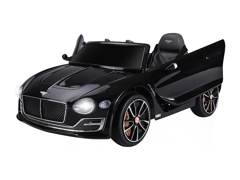 Véhicule électrique enfants 2 moteurs 108L x 60l x 43H cm télécommande effets sonores + lumineux noir Bentley