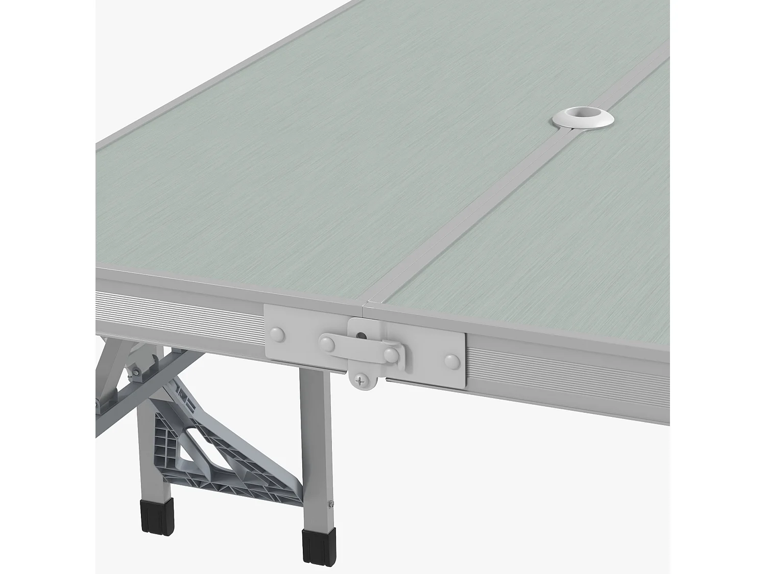 Ensemble table et chaise de camping pliant forme valise pique-nique alu