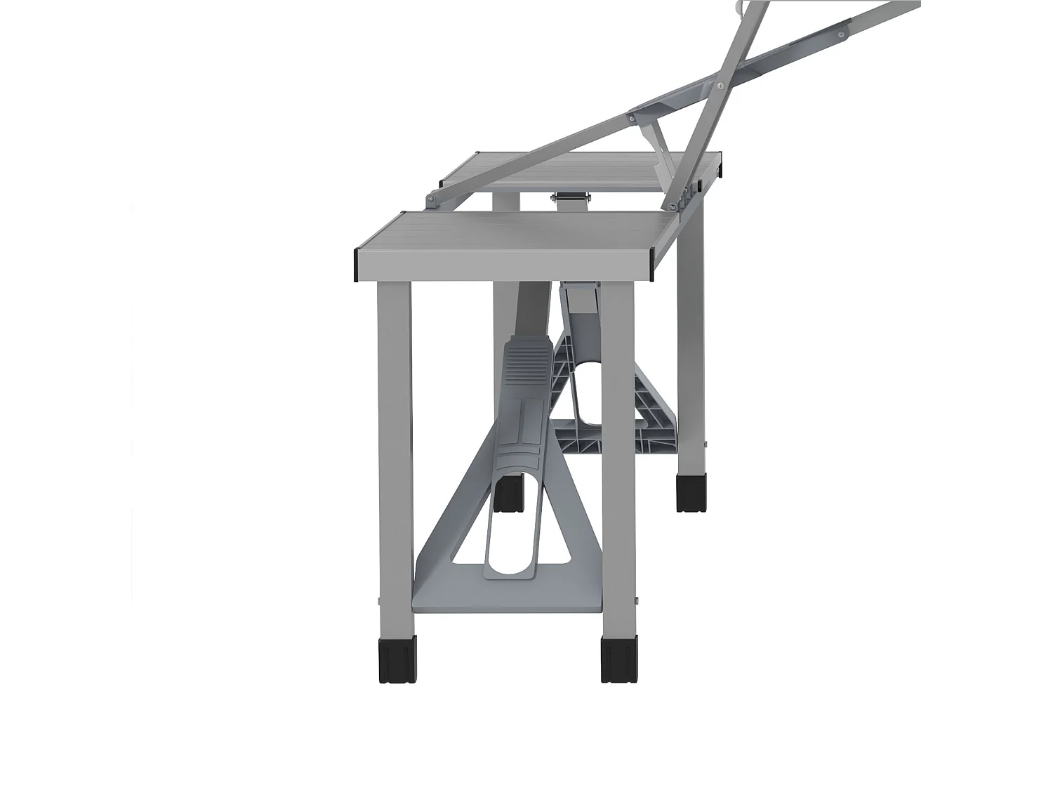 Ensemble table et chaise de camping pliant forme valise pique-nique alu