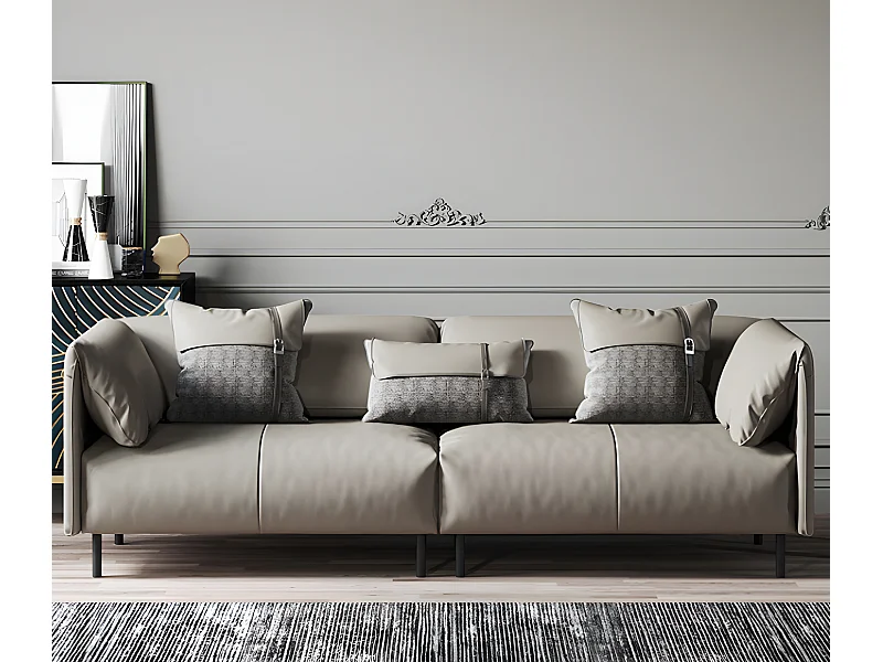 Sofagarnitur 3+2 Sitzer Italienische Möbel Wohnlandschaft