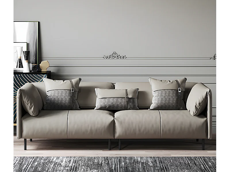 Sofagarnitur 3+2 Sitzer Italienische Möbel Wohnlandschaft