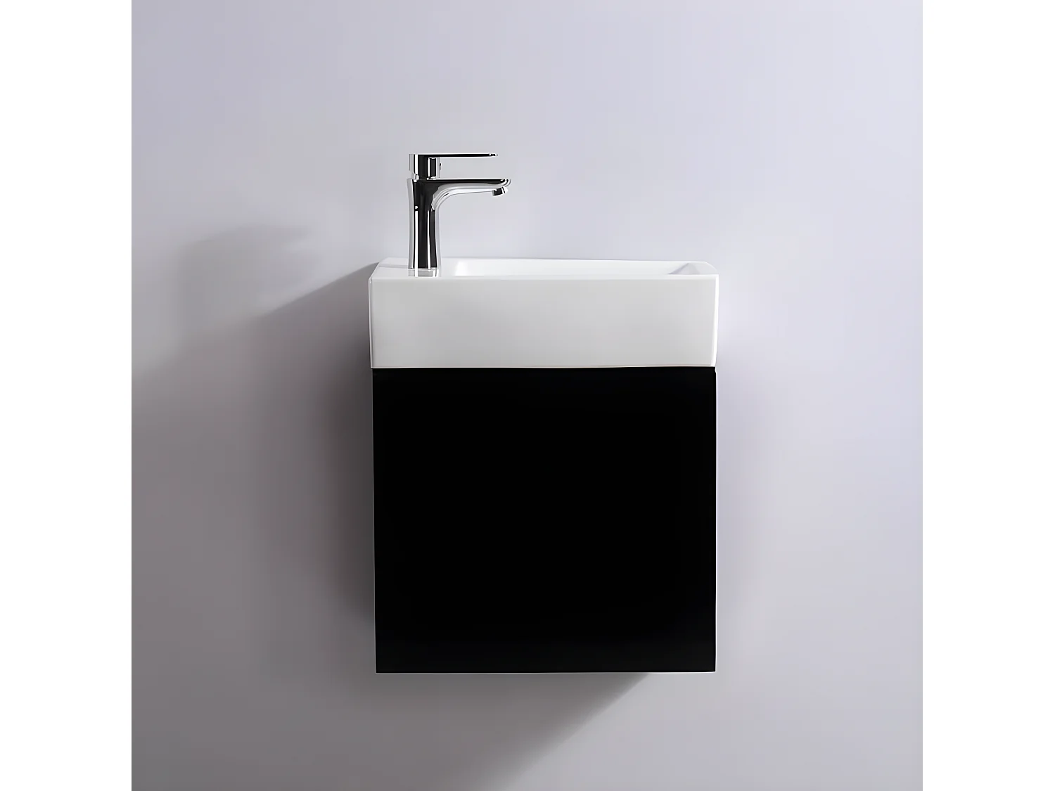 Meuble Lave main - Noir - Dark - 45x24 cm - Studio