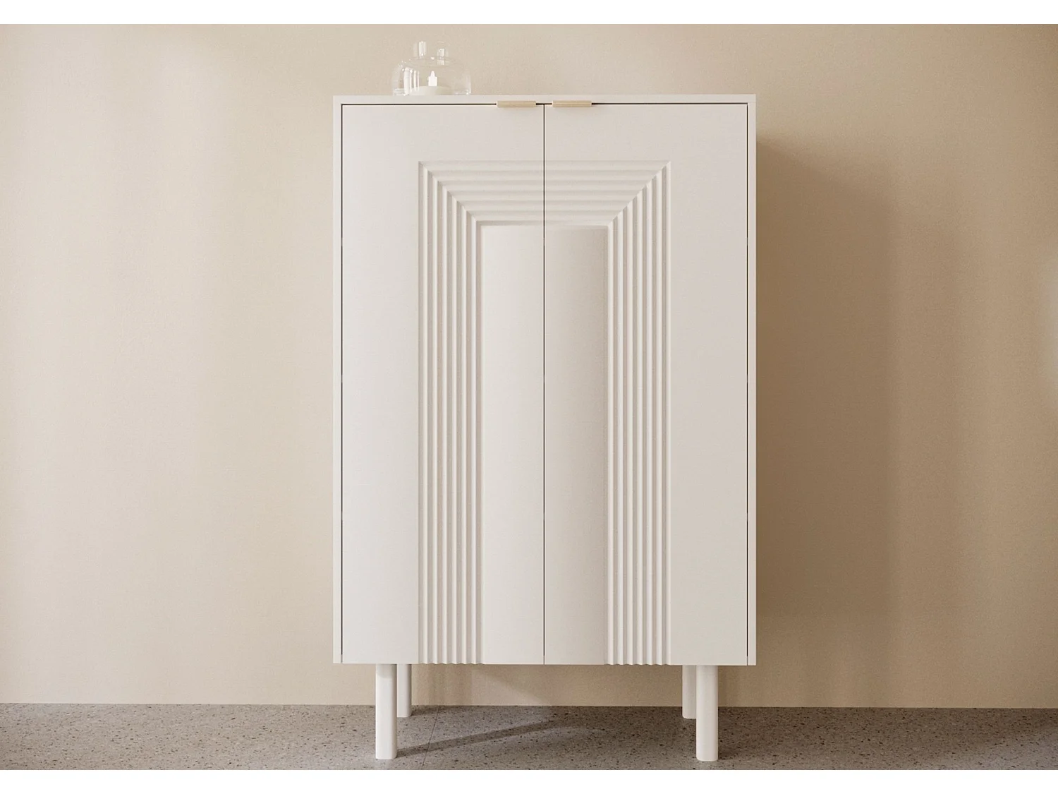 Biała komoda / szafka na buty Dancan YOKO