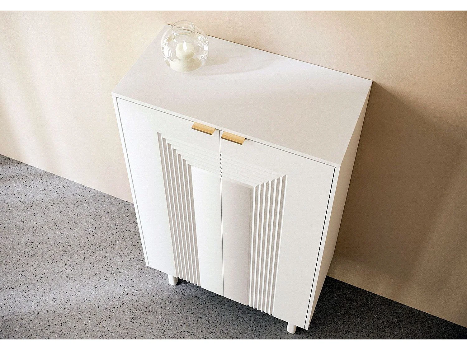 Biała komoda / szafka na buty Dancan YOKO