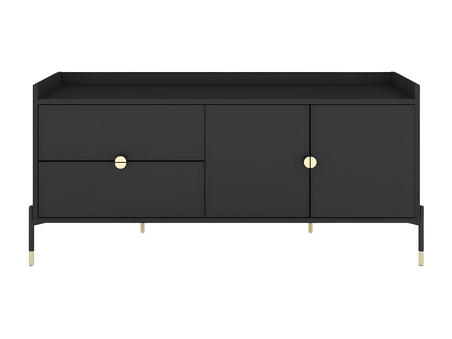 Buffet noire IGA / 142 cm