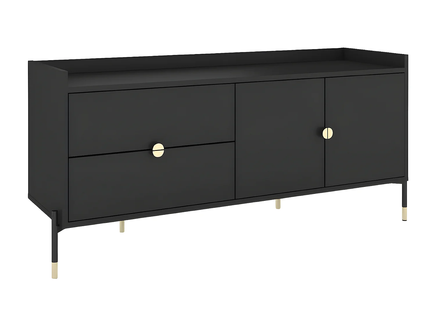 Buffet noire IGA / 142 cm