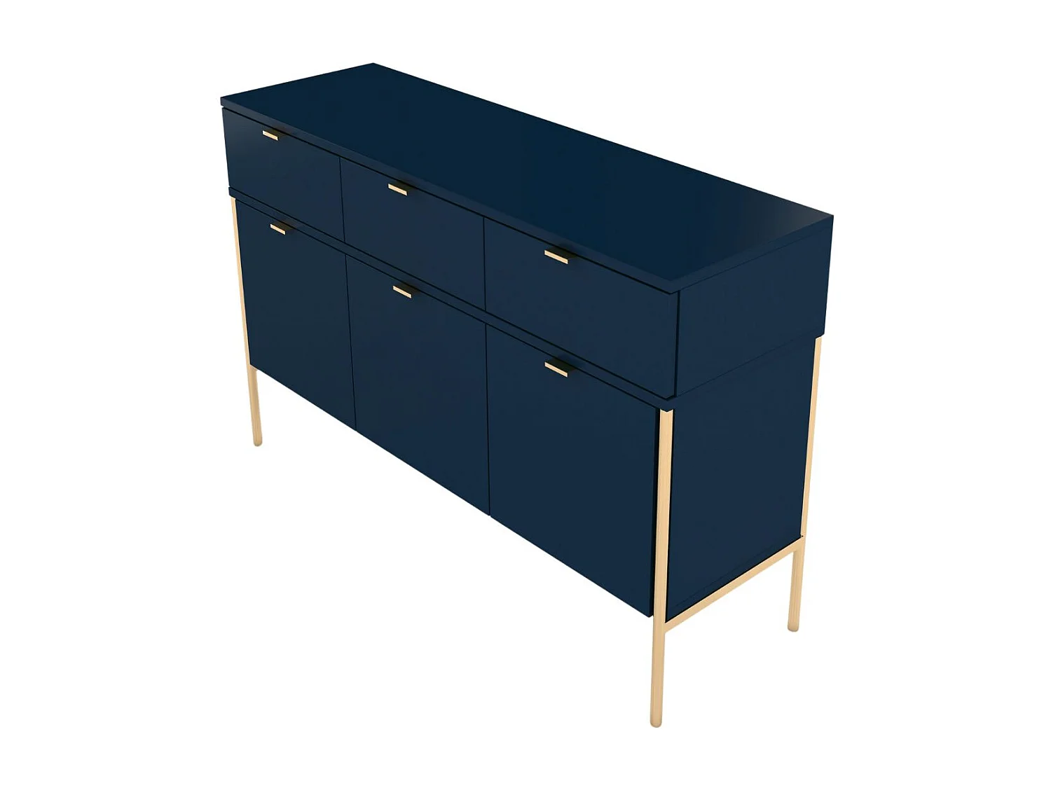 Komoda POLKA 120 granatowa