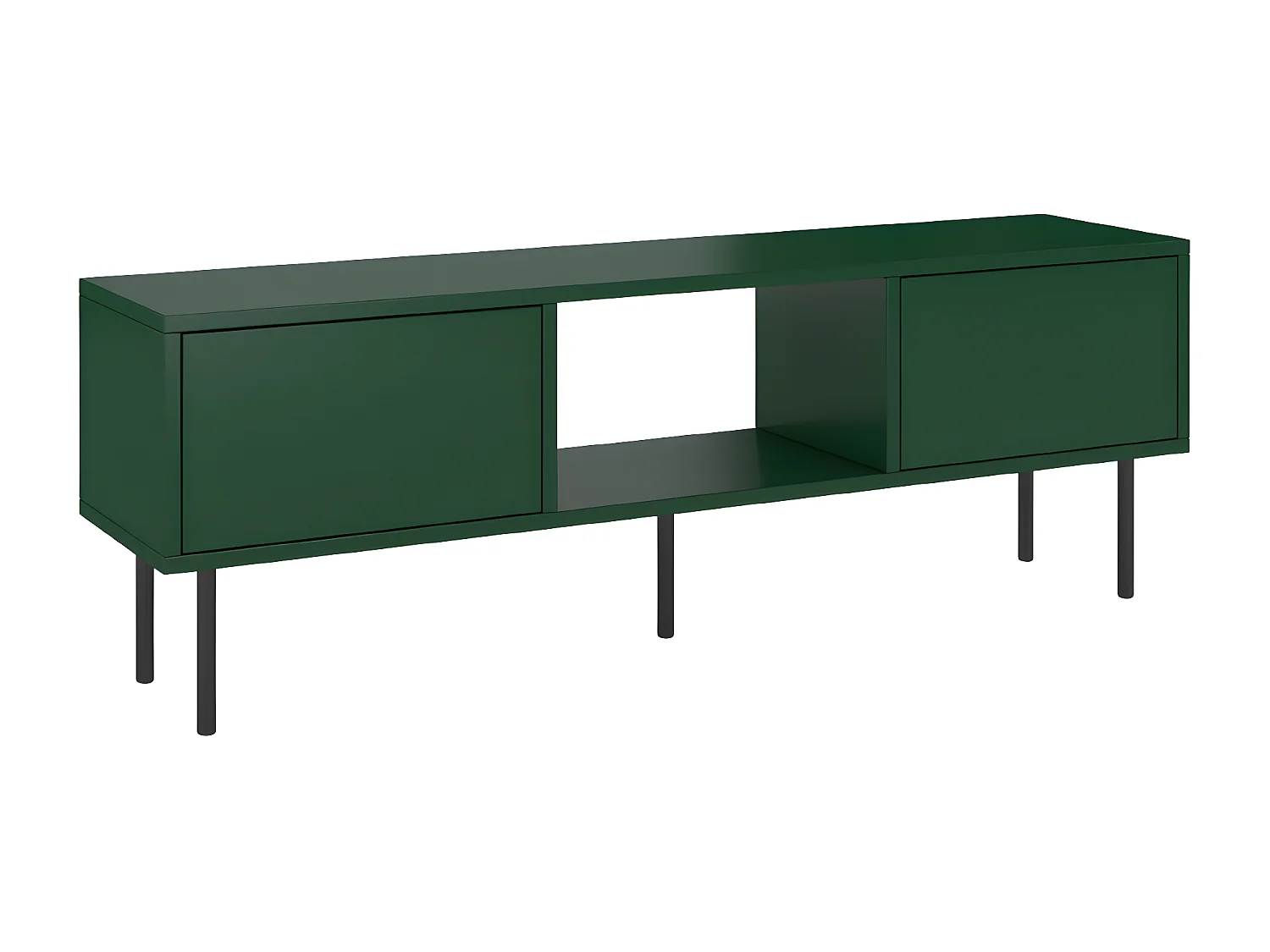 Zielona nowoczesna komoda RTV Dancan MIRKA / szer. 130 cm