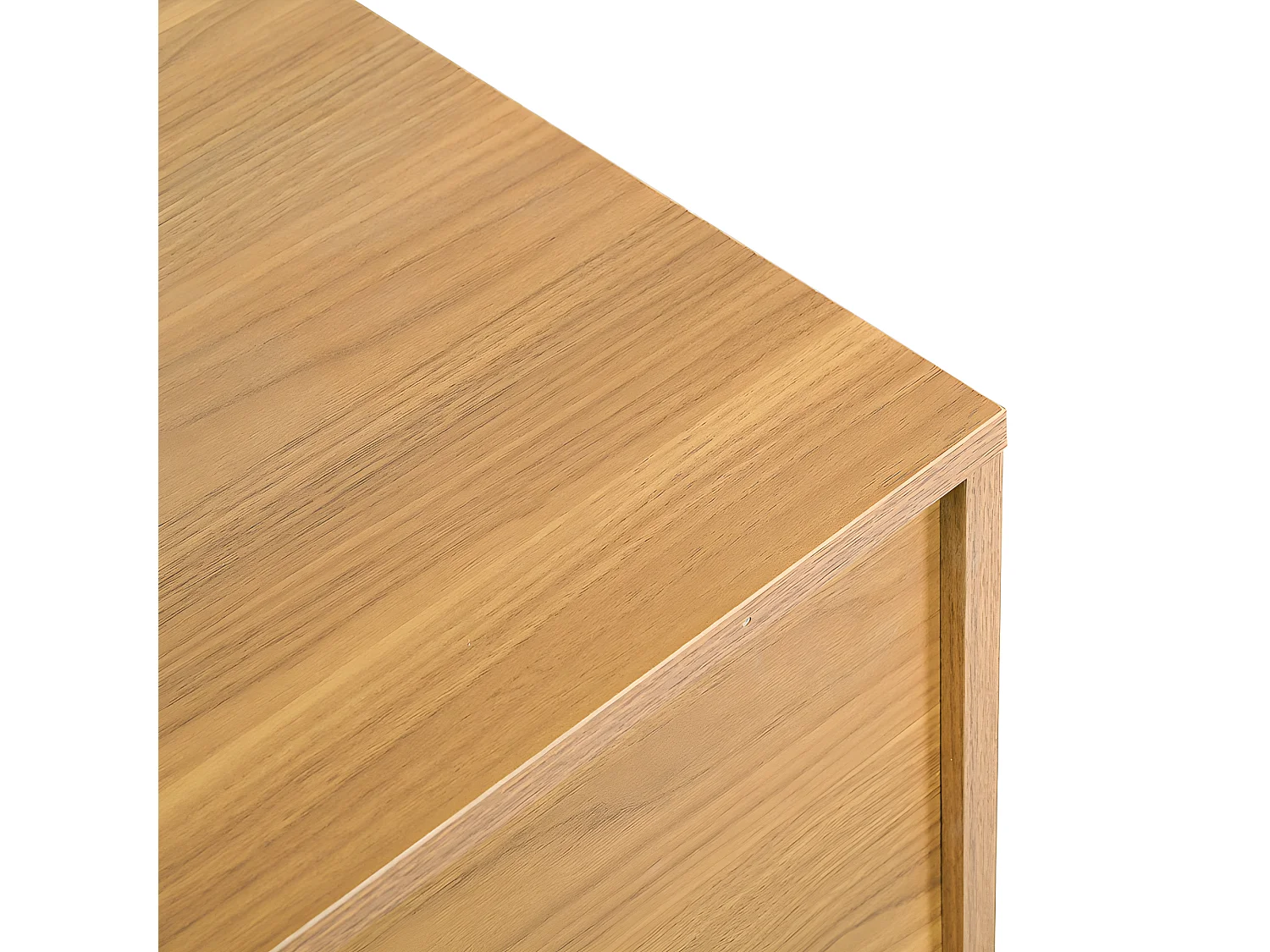 Laag dressoir - met 6 lades - Donker naturel