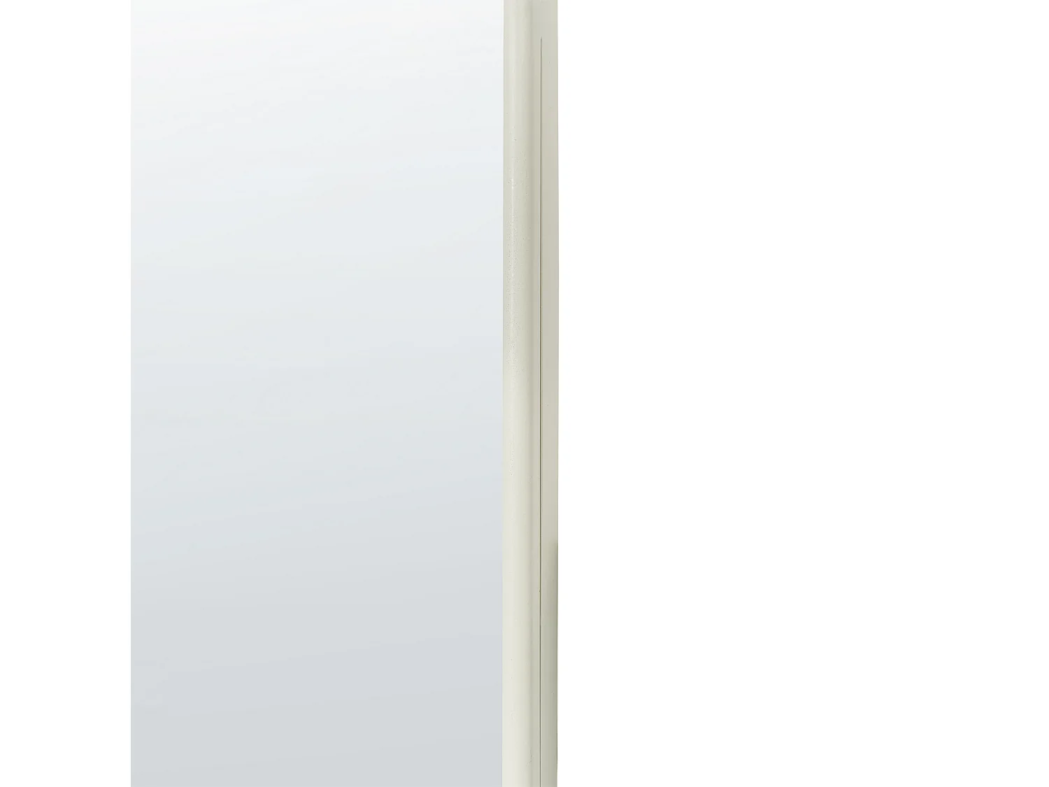 Espelho ABZAC 45 cm 145 cm Metal Branco creme