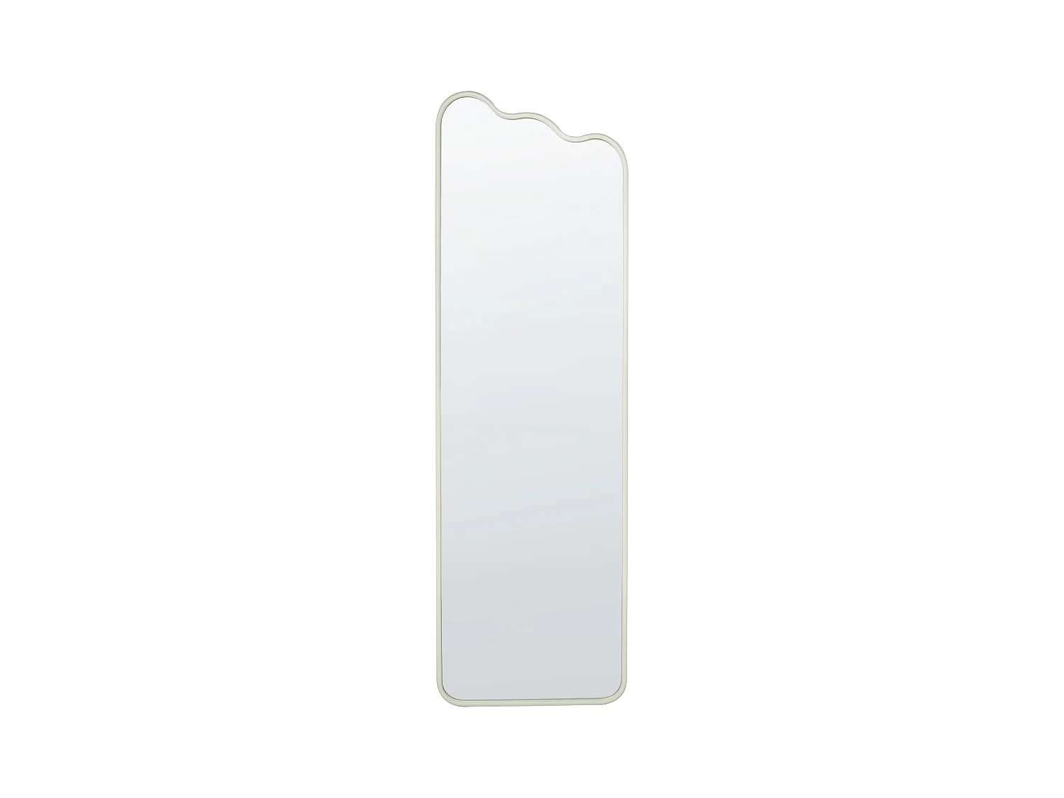 Miroir ABZAC 45 cm 145 cm Métal Blanc cassé