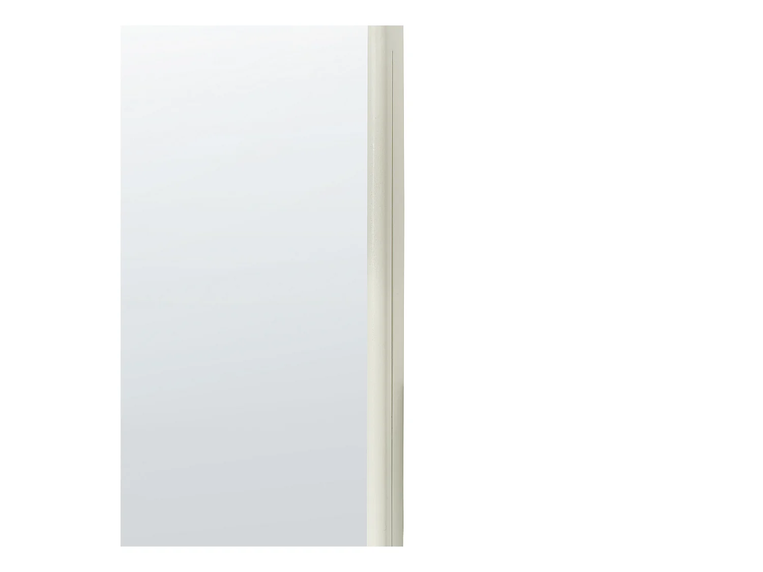 Miroir ABZAC 45 cm 145 cm Métal Blanc cassé