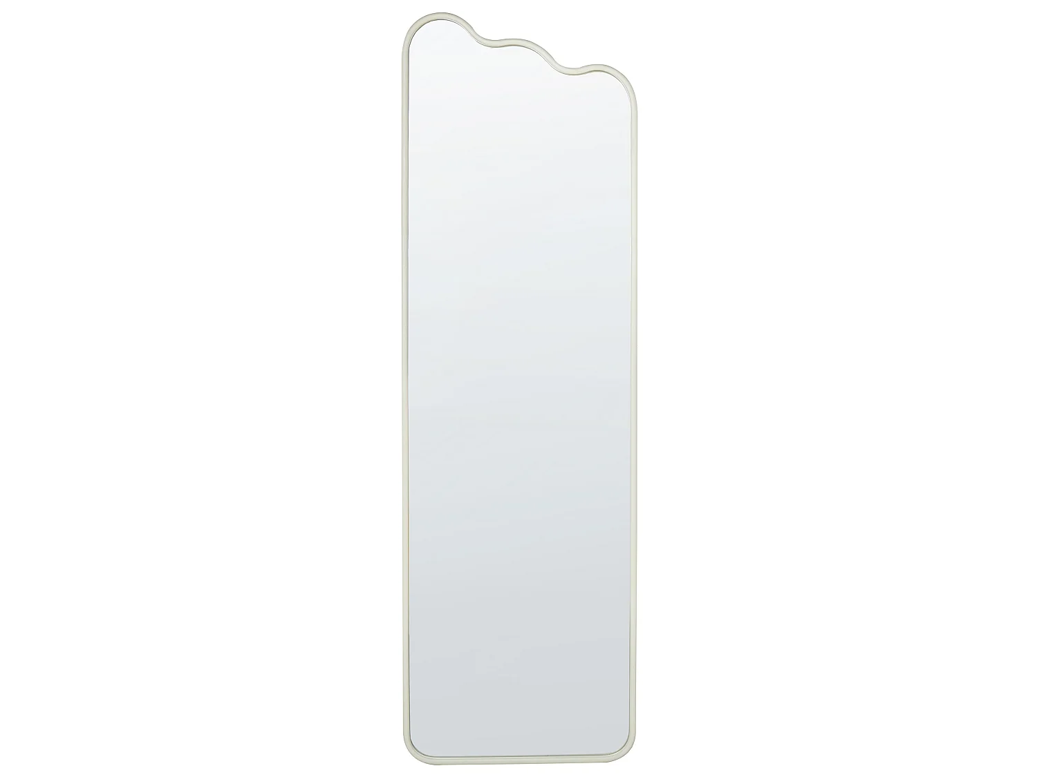 Miroir ABZAC 45 cm 145 cm Métal Blanc cassé