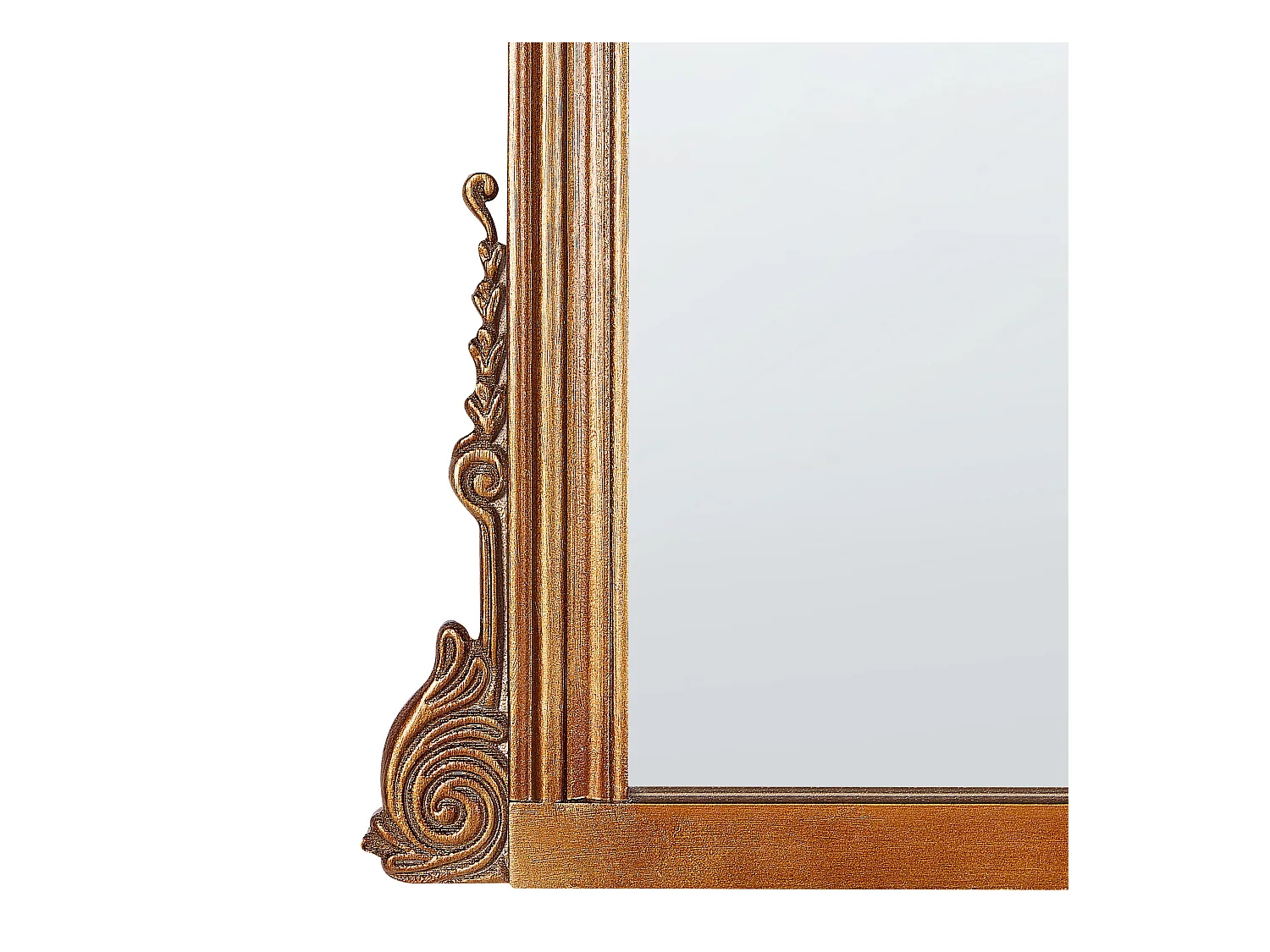 Dekorativer Wandspiegel Vinatge Stil Dekoration zum Aufhängen 75 x 78 cm Gold Sussey