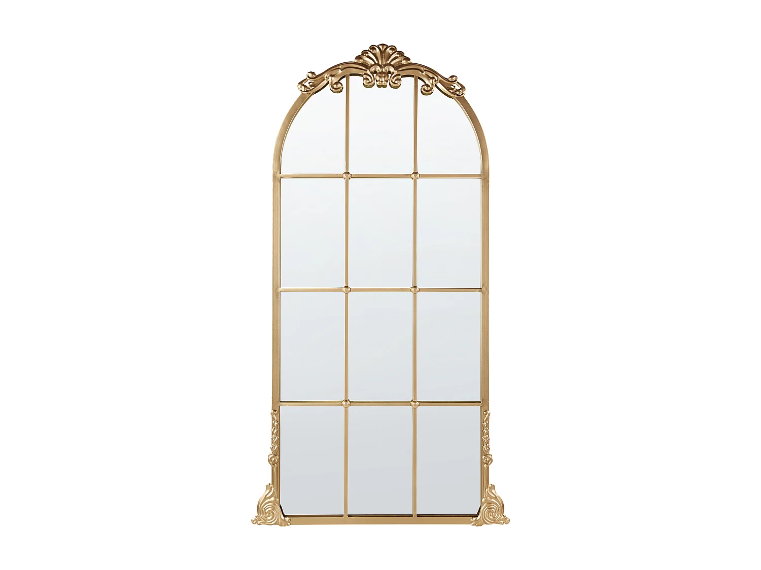 Miroir NOIDAN 66 cm 124 cm Métal Doré