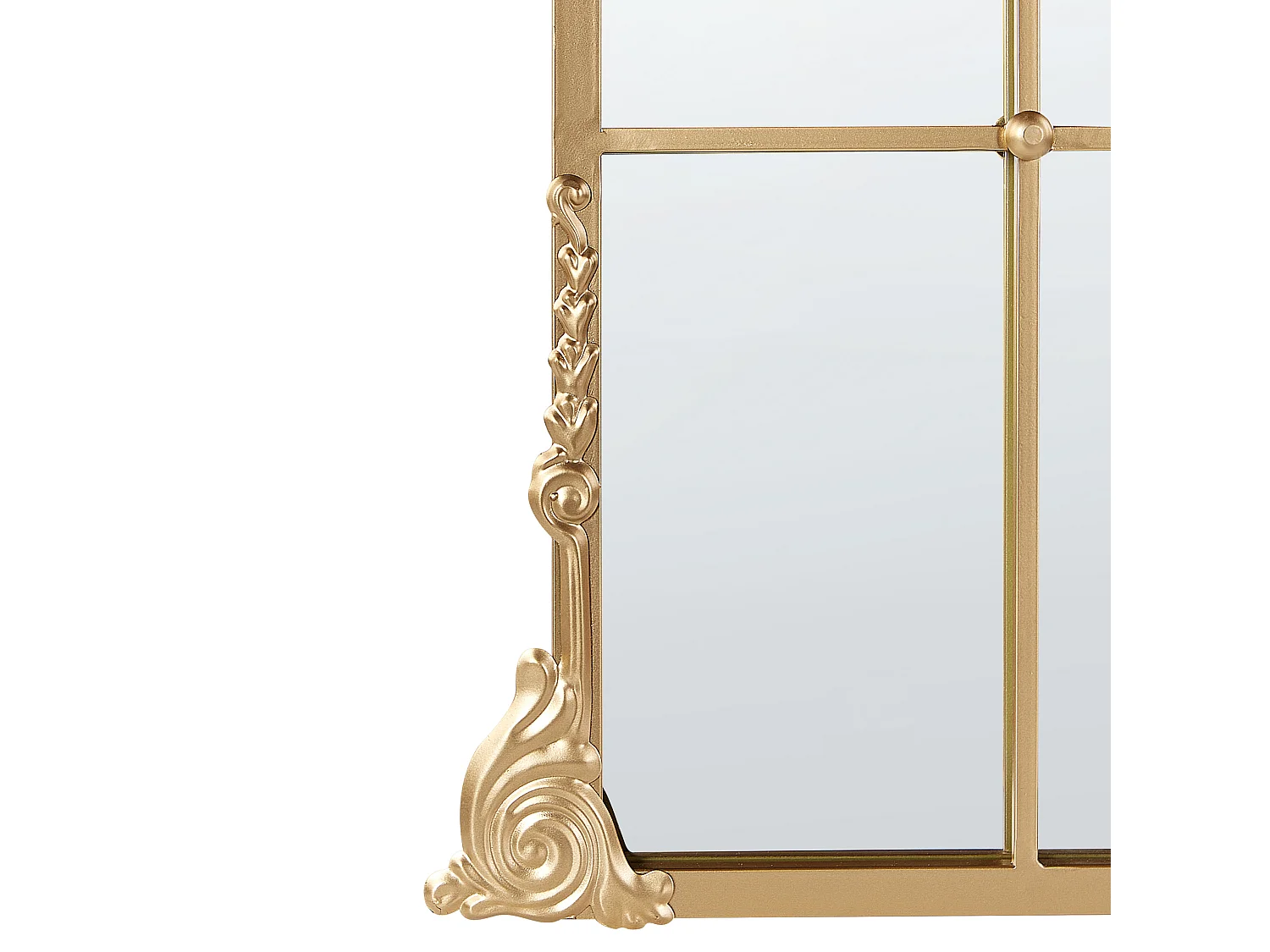 Miroir NOIDAN 66 cm 124 cm Métal Doré