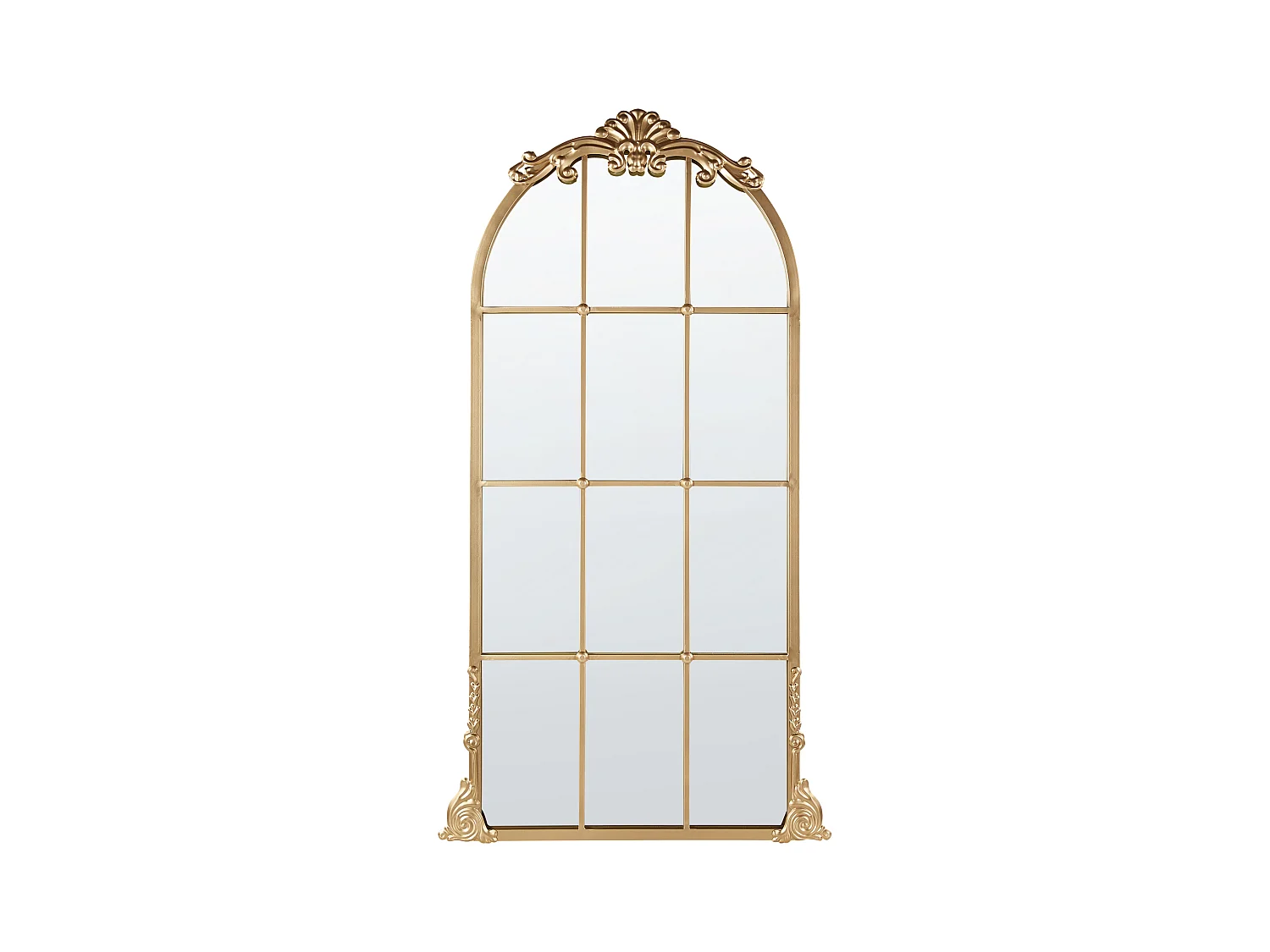 Miroir NOIDAN 66 cm 124 cm Métal Doré