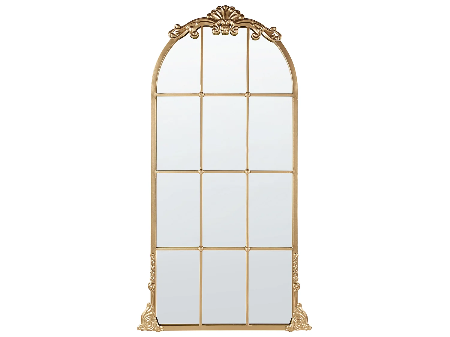 Miroir NOIDAN 66 cm 124 cm Métal Doré