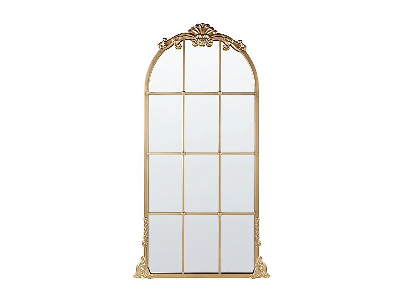 Miroir NOIDAN 66 cm 124 cm Métal Doré