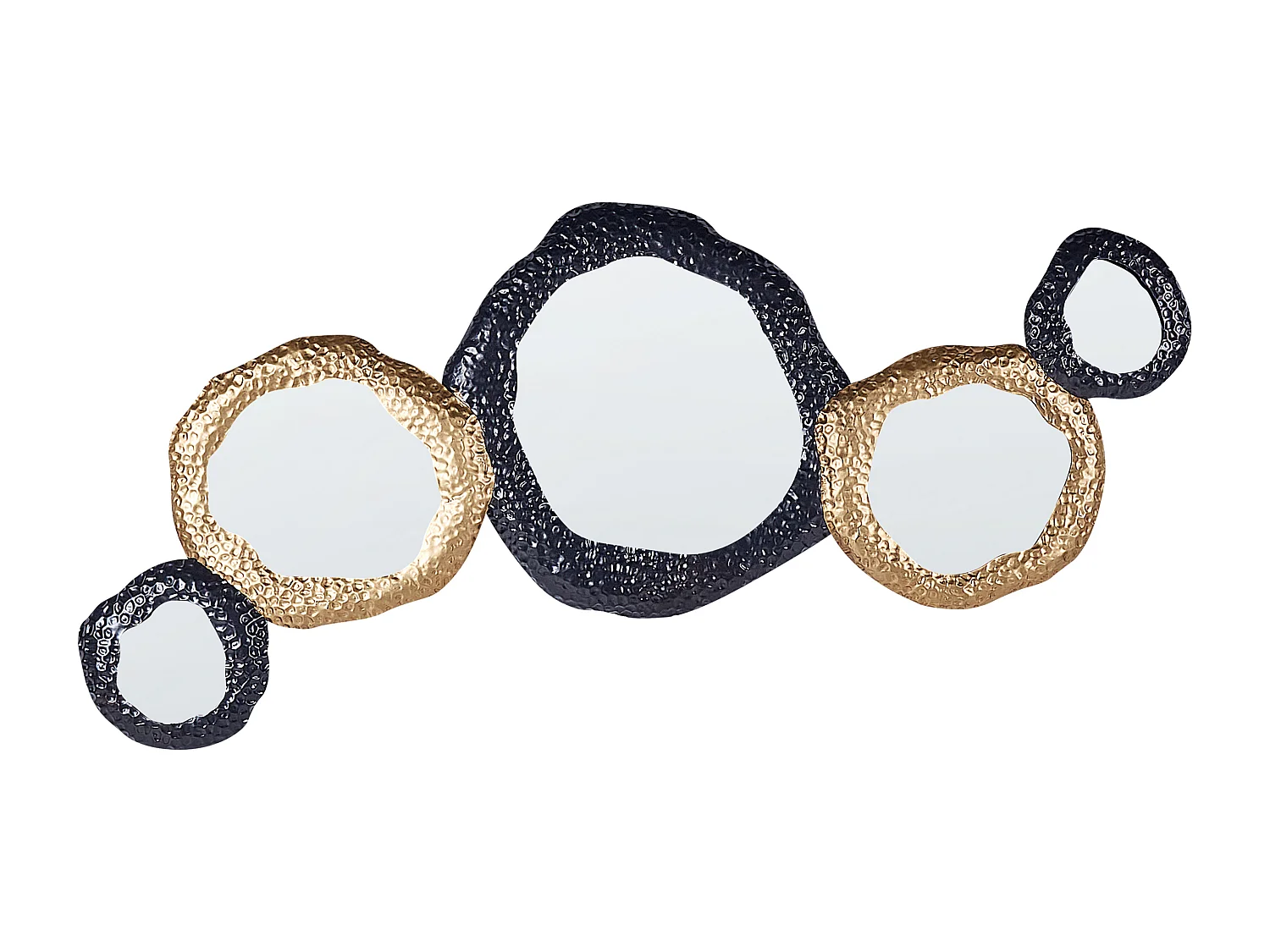 Miroir CHARNY 109 cm 44 cm Métal Noir/doré