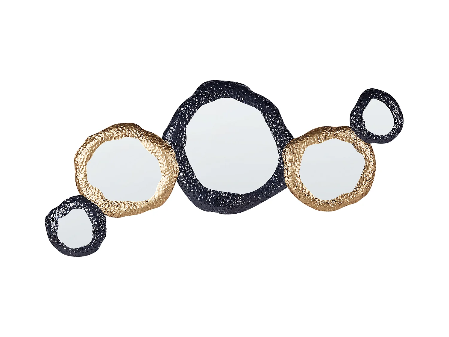 Miroir CHARNY 109 cm 44 cm Métal Noir/doré